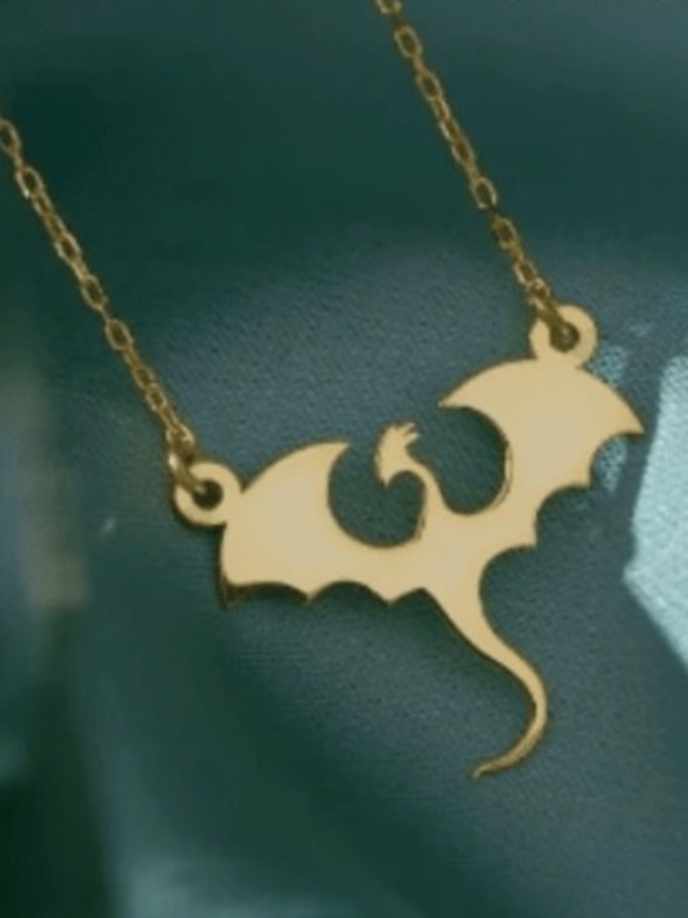 Gold Dragon Necklace